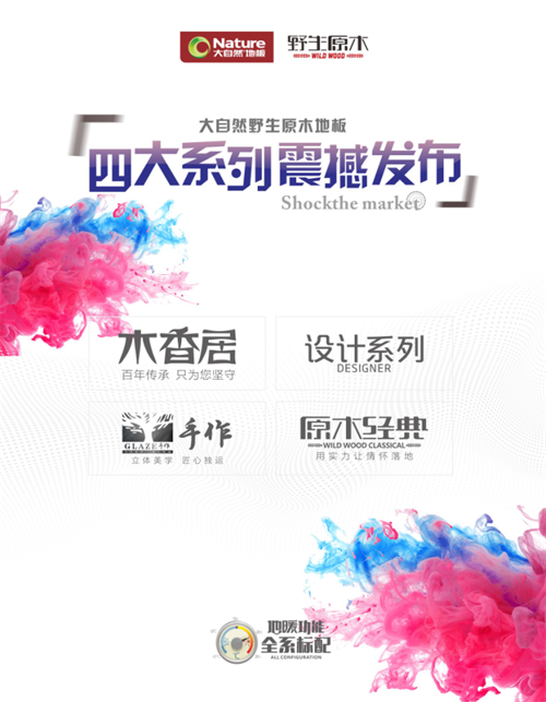 引領潮流，大自然野生原木地板四大品類震撼亮相！